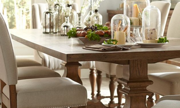 The Havertys Avondale Dining Collection Is Rustic And Chic for measurements 735 X 1100