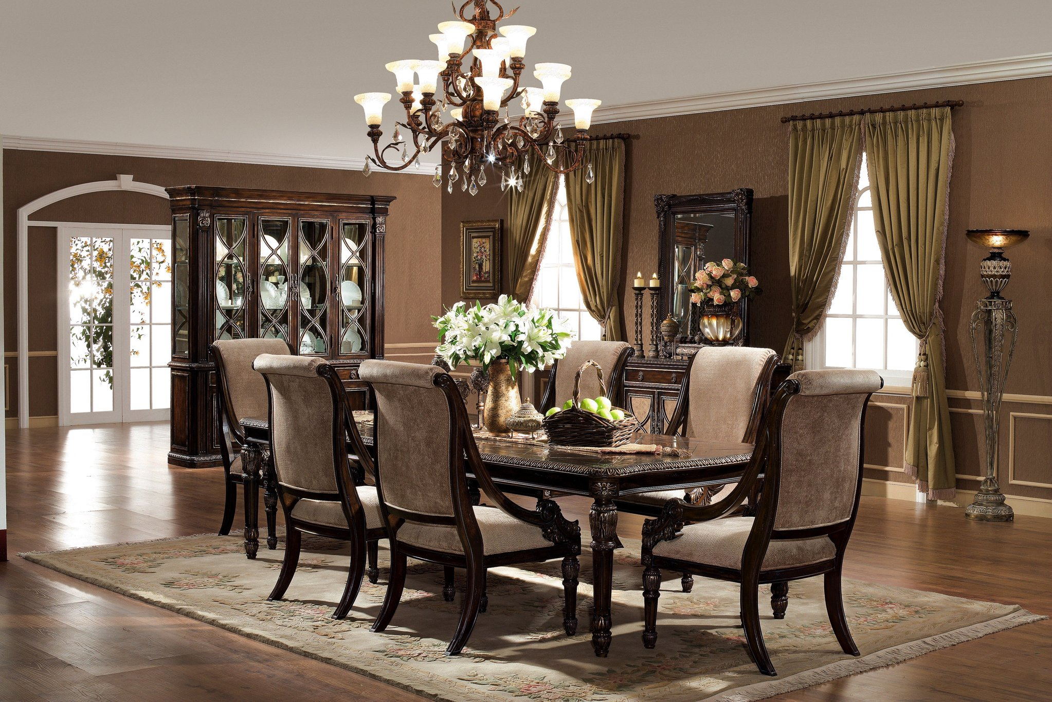 dining room sets 10 chairs