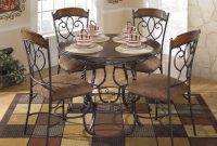 The Nola 42 Round Table 4 Chairs Dining Room Table intended for proportions 3001 X 2400