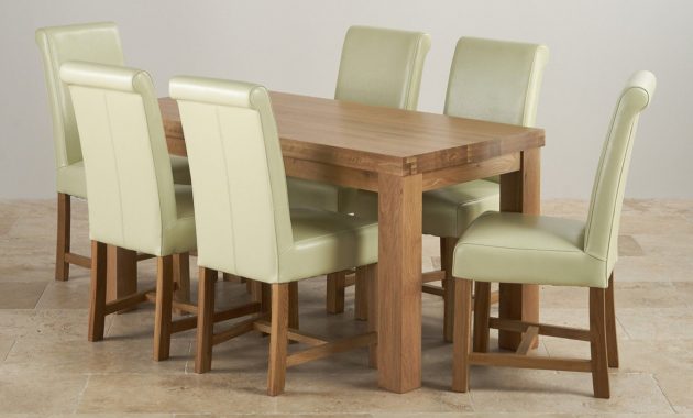 This Modern Dining Set Consists Of A Chunky 5ft Dining Table for size 1800 X 1800