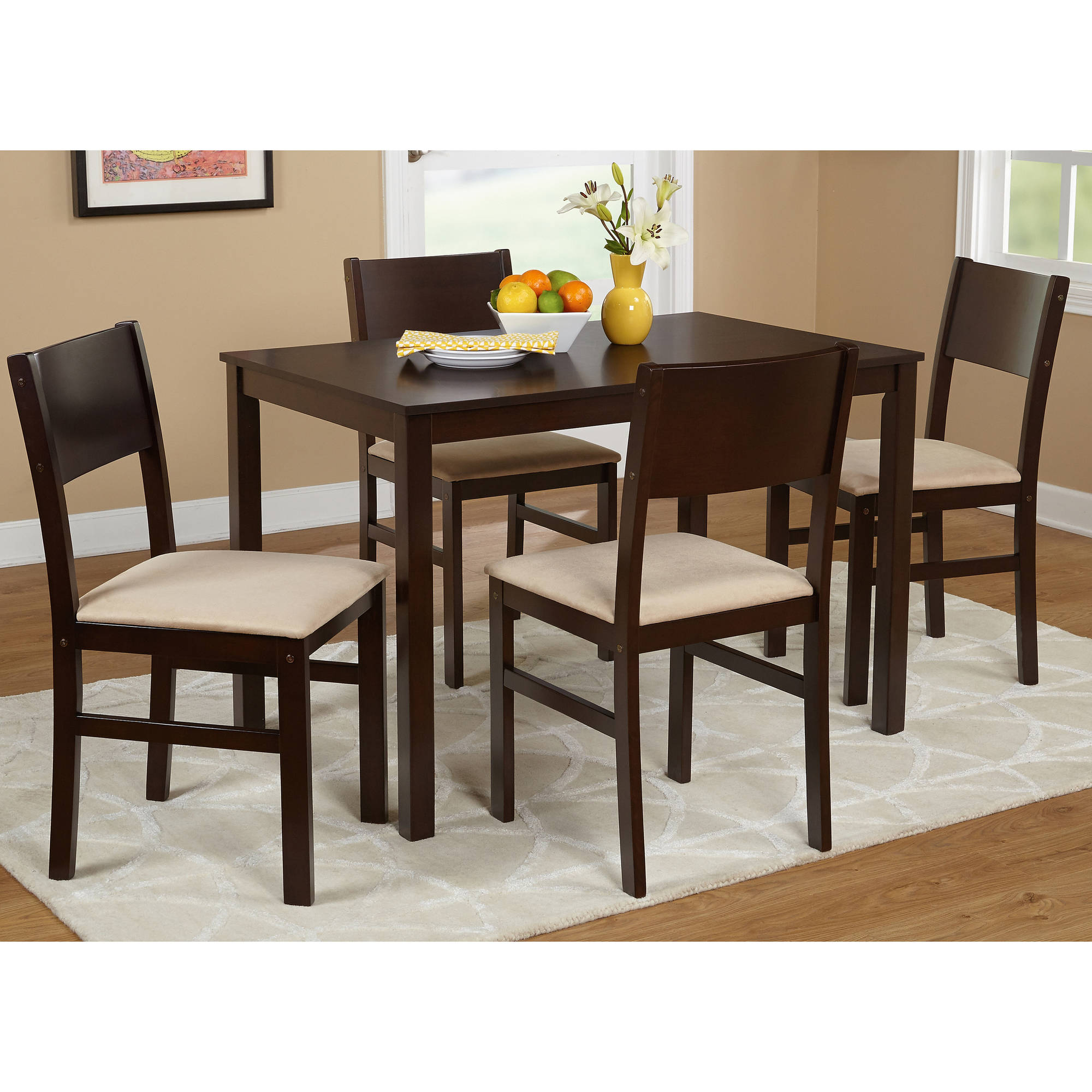 Tms Lucca 5 Piece Dining Set Multiple Colors Walmart with regard to dimensions 2000 X 2000