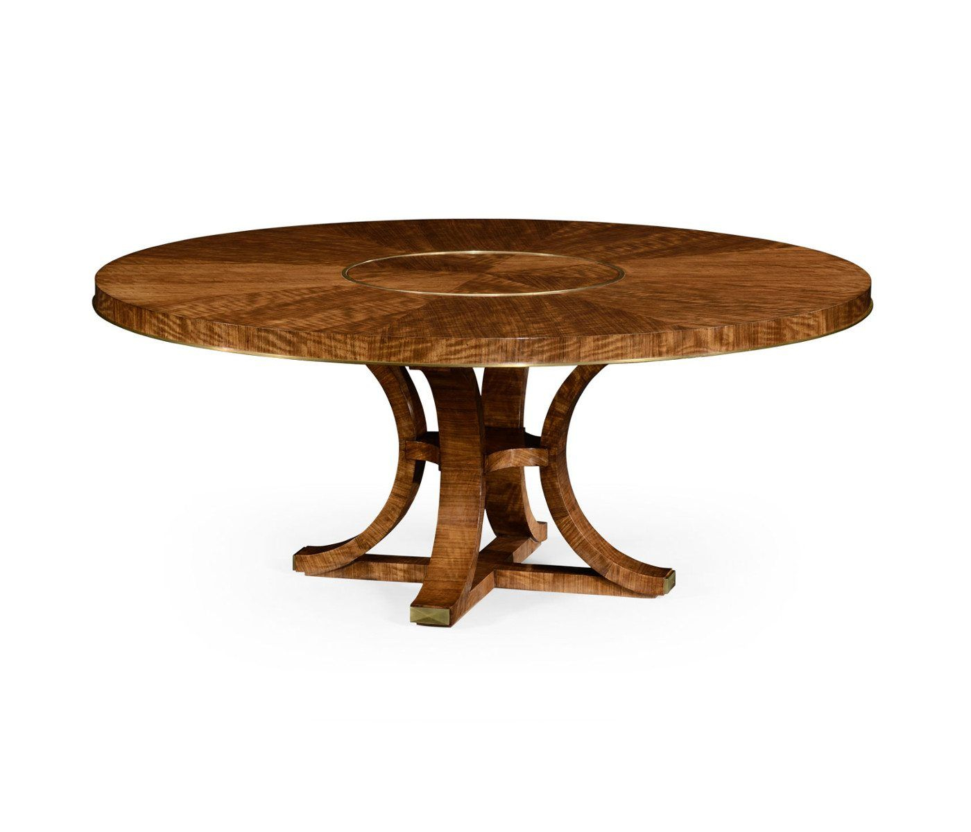 Transitional 72 Inch Round Dining Table With Brass Inlay And throughout dimensions 1400 X 1200