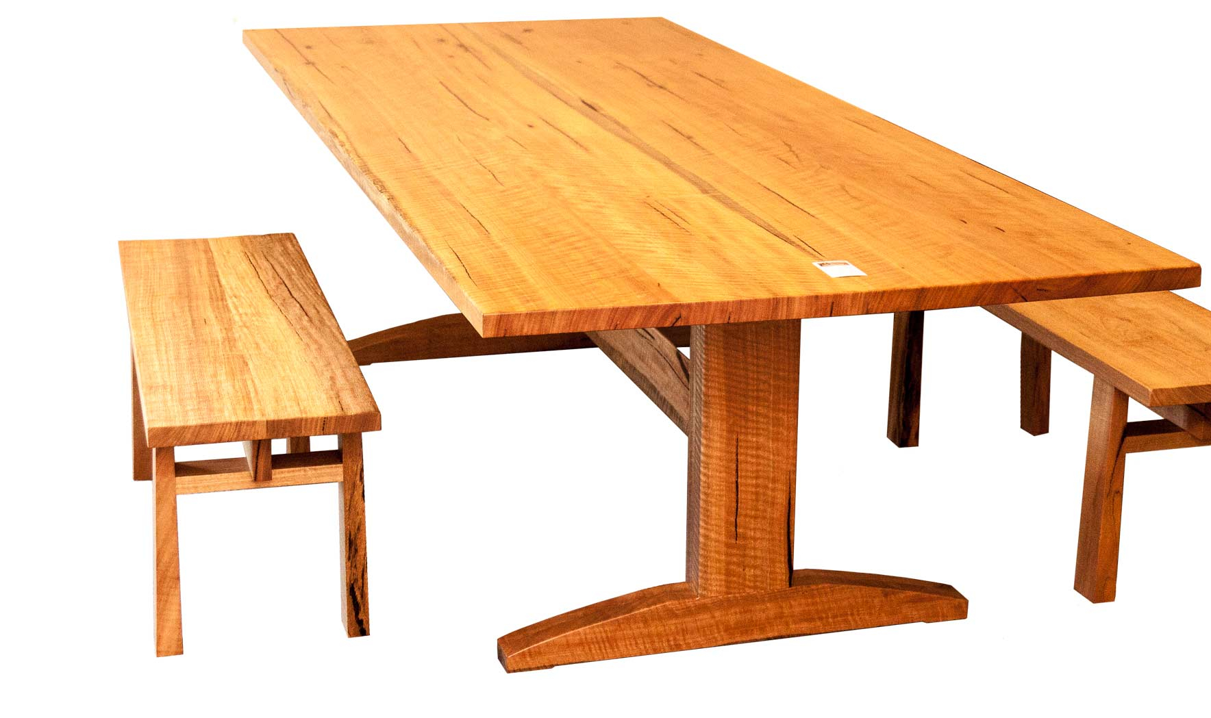 Trestle Marri Dining Table with regard to size 1768 X 1049