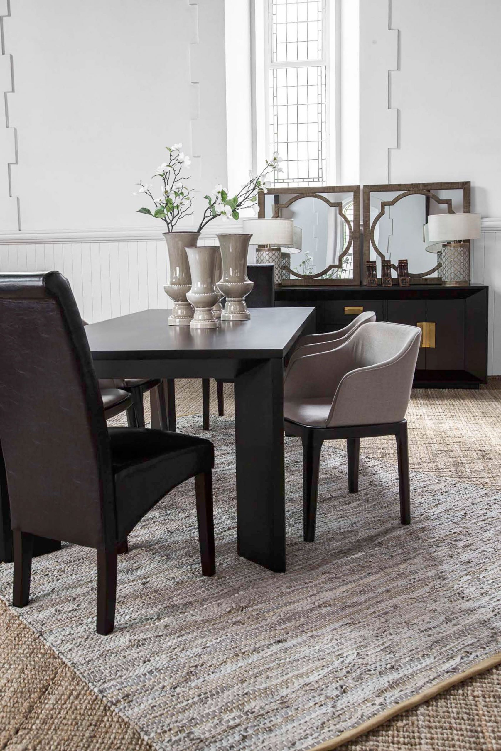 Trevor Dining Table Dark Wood Dining Furniture Coricraft intended for size 2340 X 3510