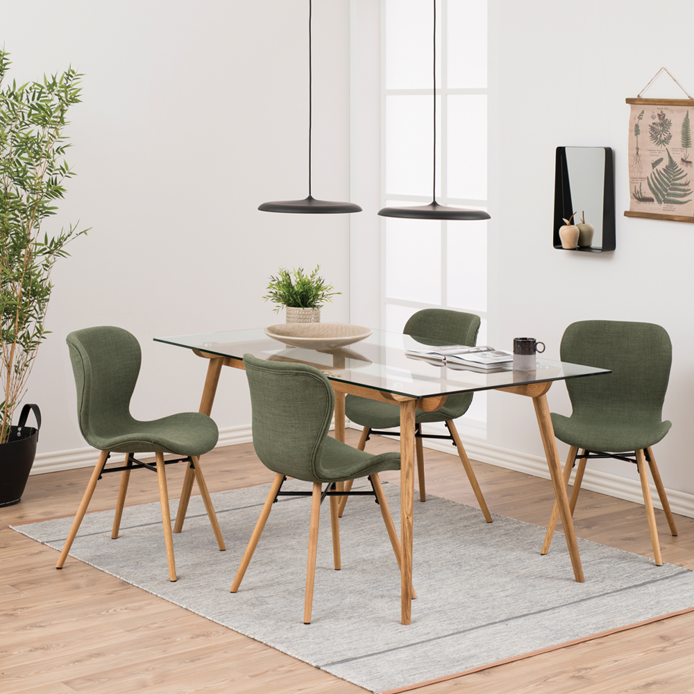 Trident Dining Set One Table 4 Chairs in proportions 1000 X 1000