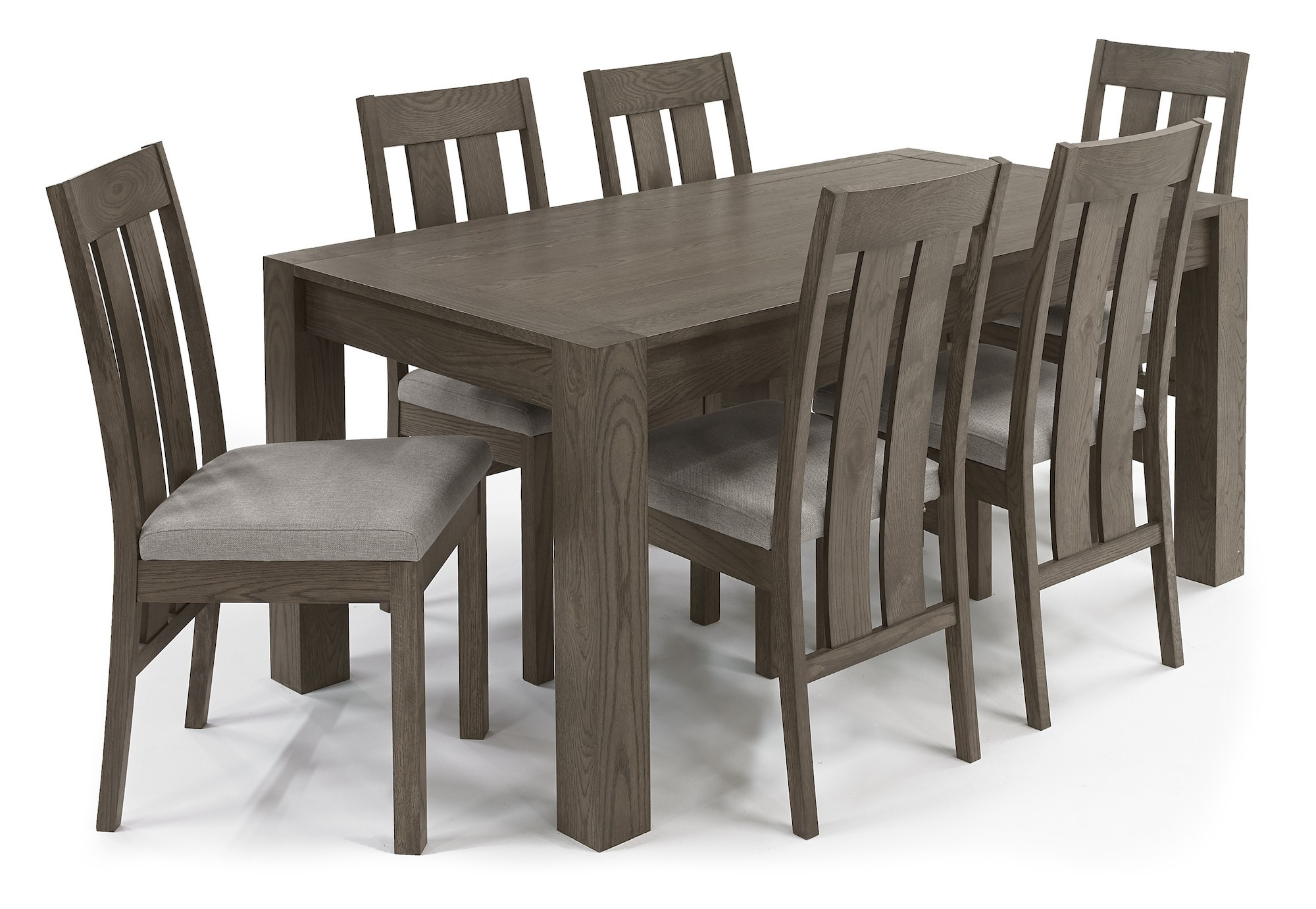 Turin Dark Oak Dining Table Medium 4 6 Seater End Extension Dining Table in dimensions 2000 X 1382