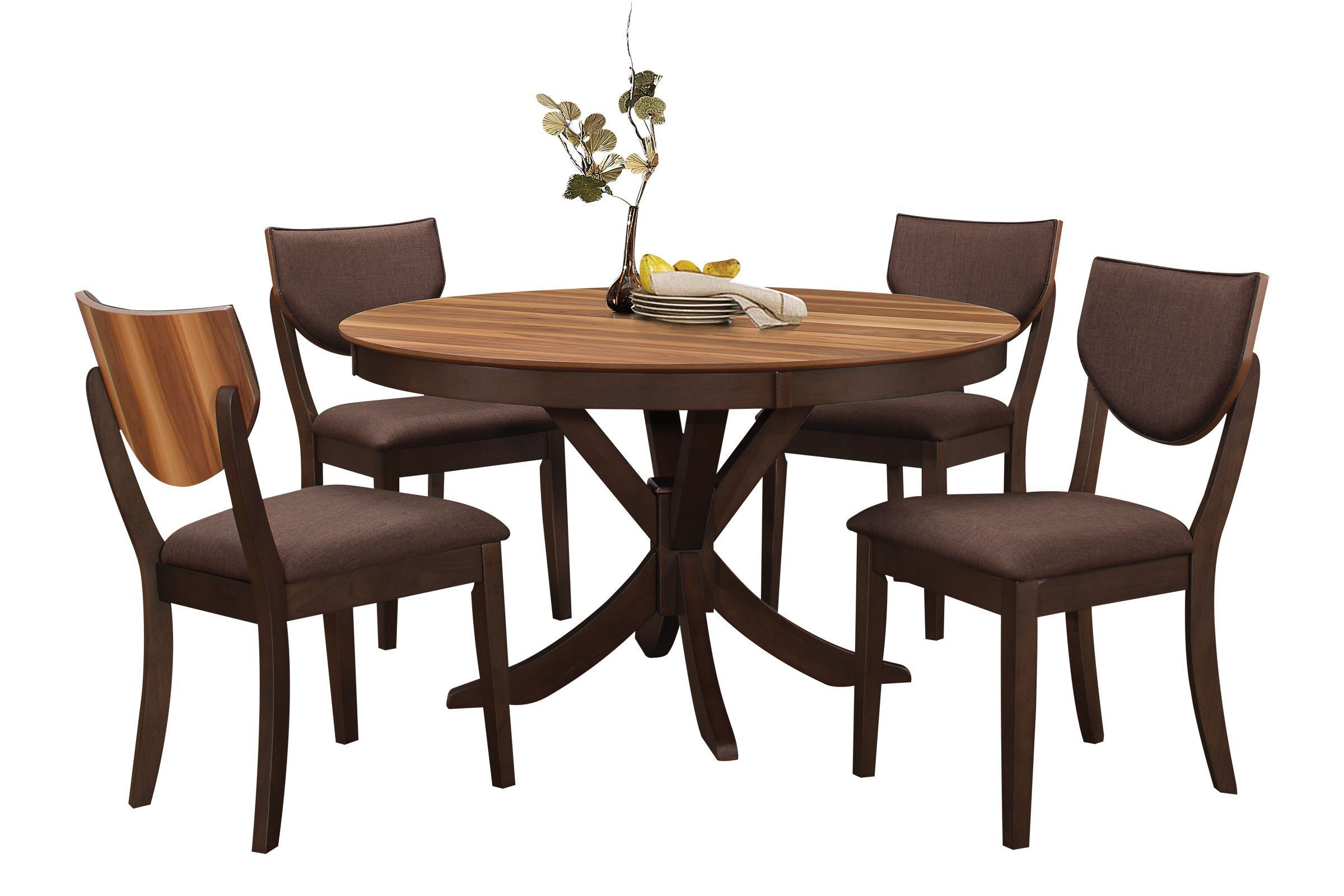 Turner Round Dining Table 4 Side Chairs Round Dining regarding size 2400 X 1600