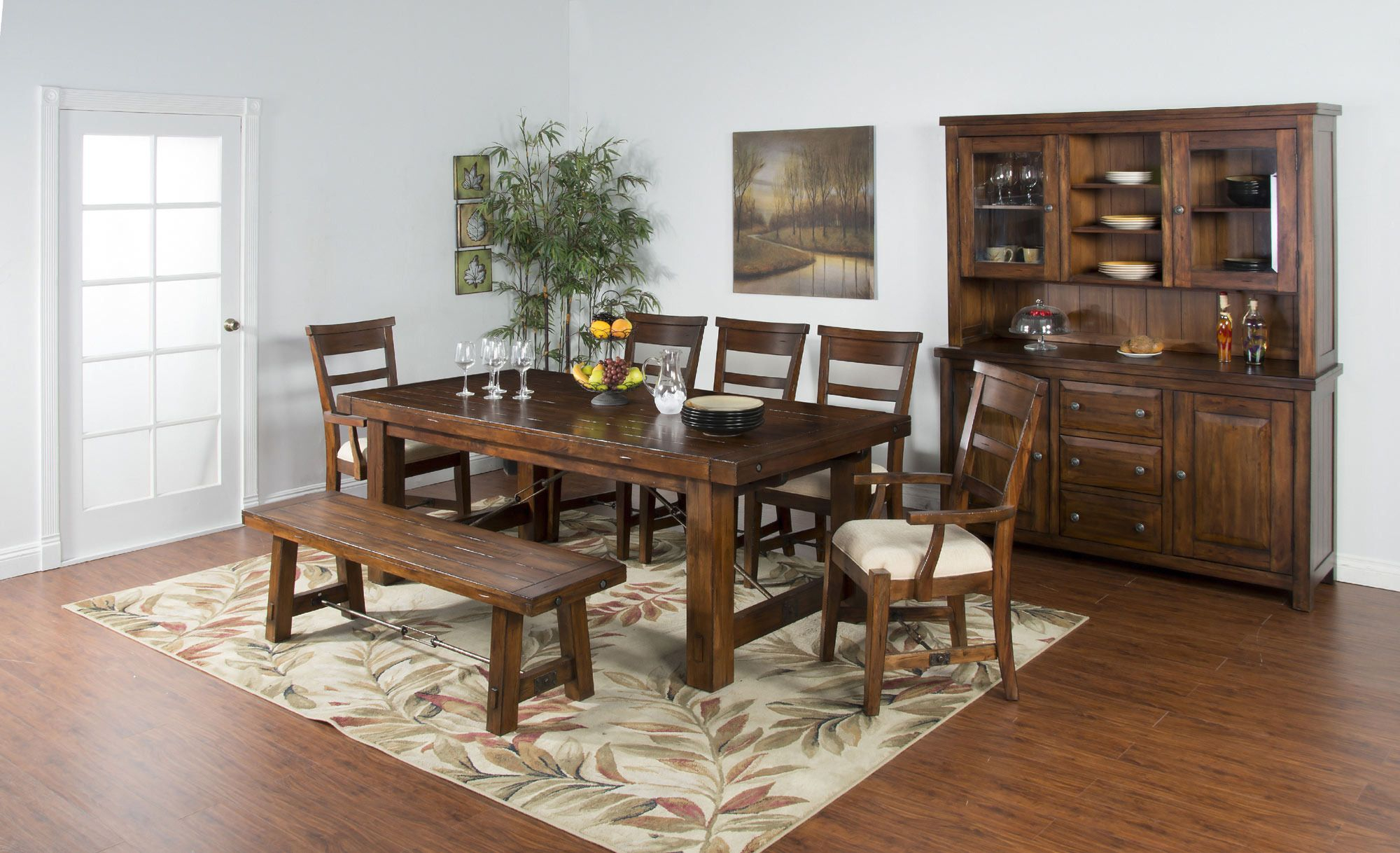 Tuscany Extension Dining Room Set Sunny Designs Furniture with size 2000 X 1218