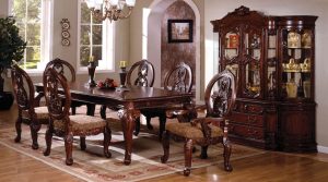 Tuscany Ii Antique Cherry Rectangular Leg Dining Table in size 2200 X 1227