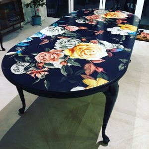 Upcycled Dining Table Decoupaged Dining Table Muck N throughout dimensions 1200 X 1200