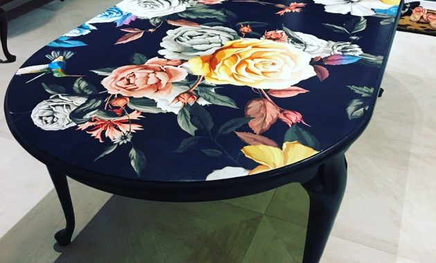 Upcycled Dining Table Decoupaged Dining Table Muck N throughout dimensions 1200 X 1200