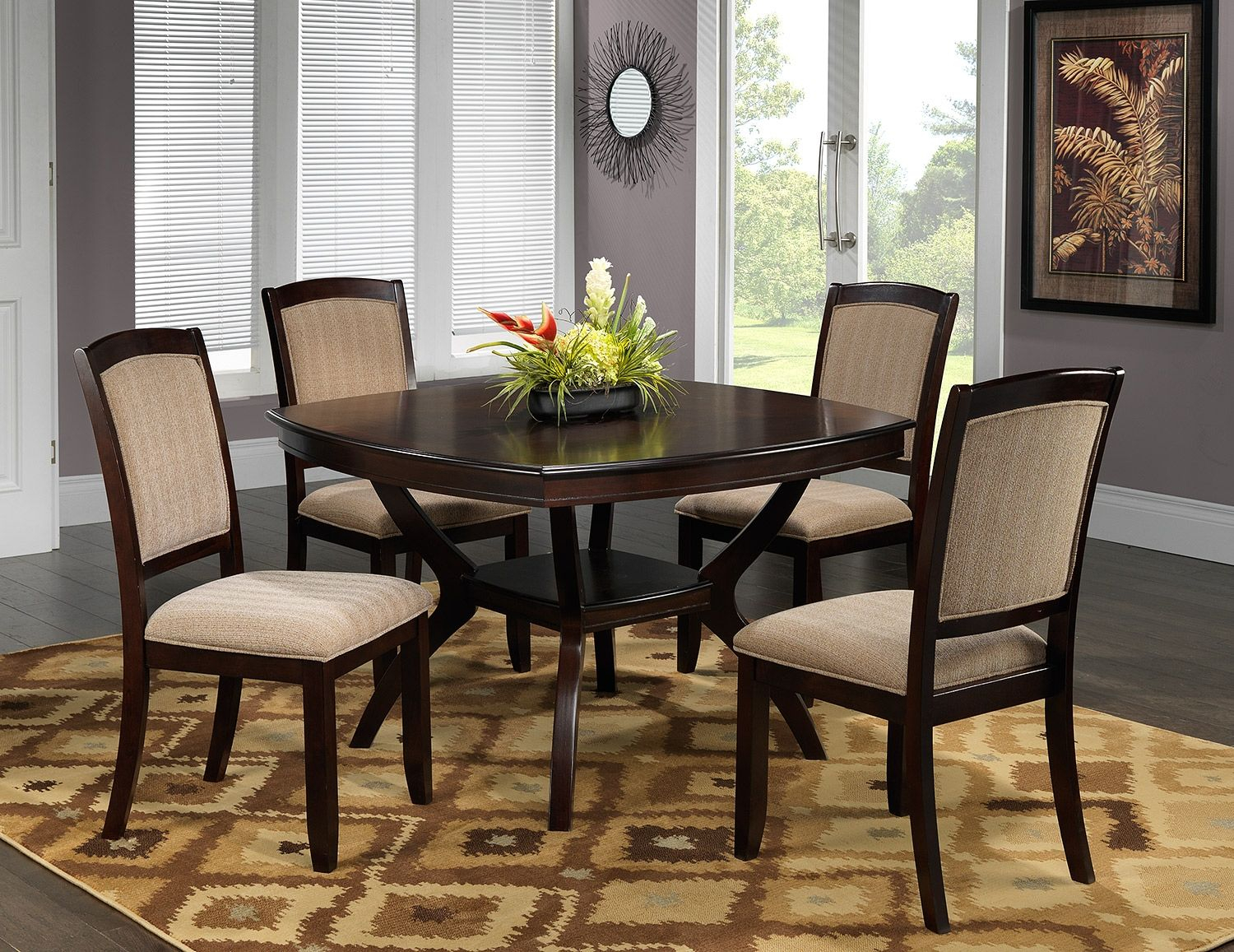 Valentina Casual Dining Collection Leons Elegant Dining with regard to measurements 1500 X 1157