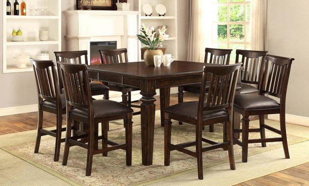 Vanderhill 9 Piece Dining Set Dining Counter Height with regard to size 1500 X 1500