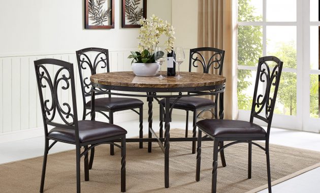 Vaughan 5 Piece Dining Table Set pertaining to proportions 4706 X 3637