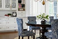 Via Traditional Home Beautiful Fabric On Dining Chairs Make inside size 1102 X 1106