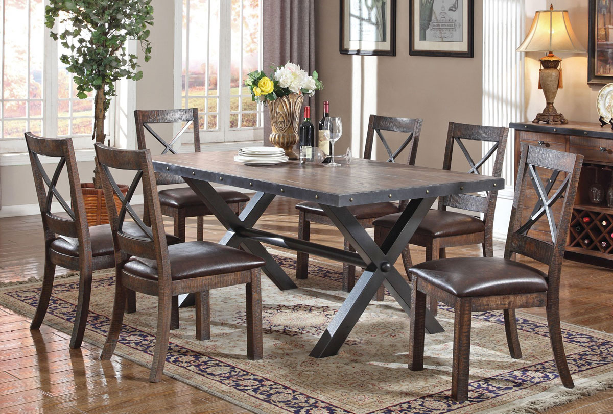 Voyager Industrial Style Dining Room Furniture regarding proportions 1200 X 812