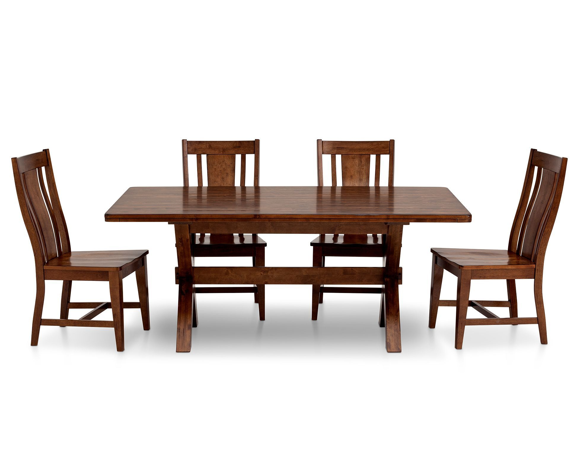 Waverly Picnic Dining Set With Slat Back Side Chairs Has regarding proportions 1953 X 1578