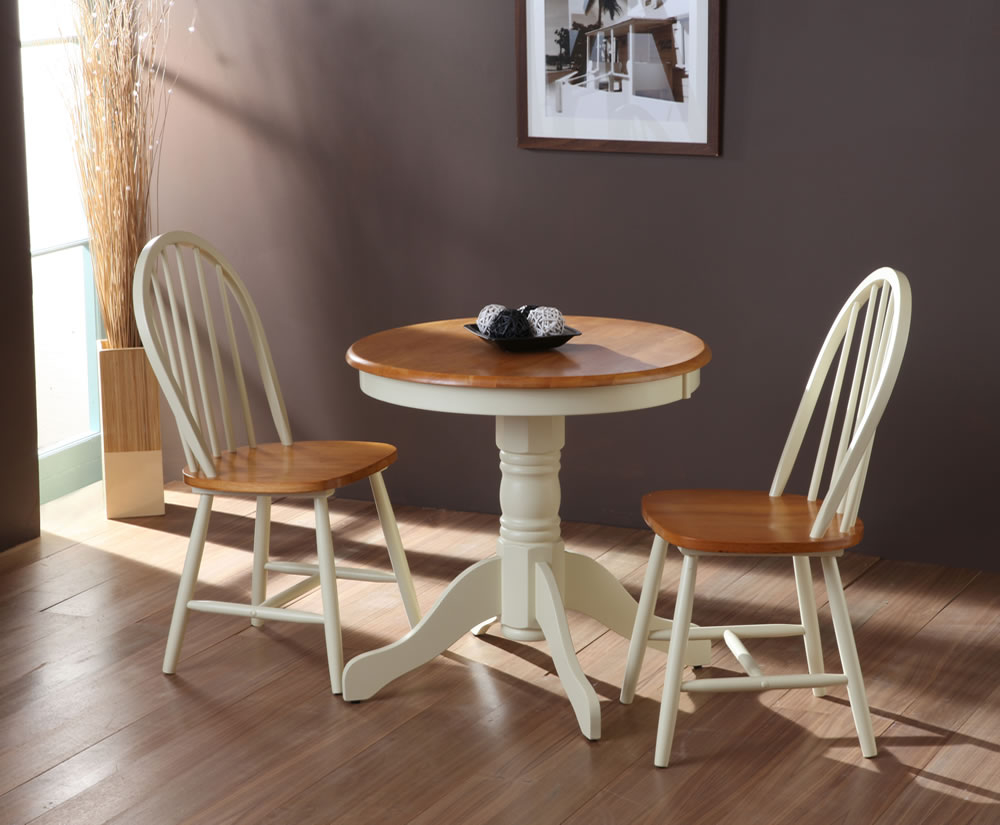 Weald Round Wooden Breakfast Table And Chairs pertaining to sizing 1000 X 825