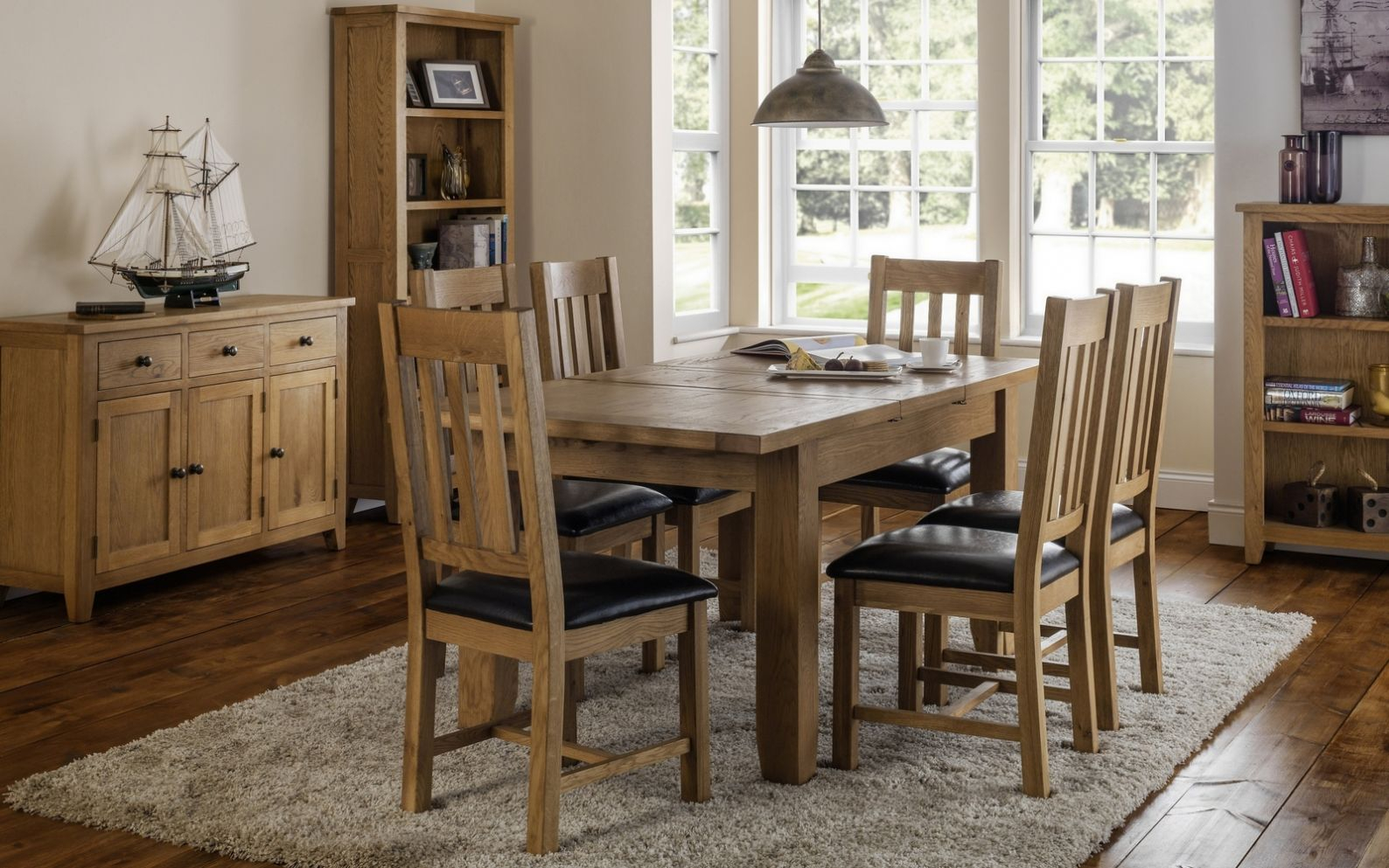 Westminster American White Oak Extending Dining Table 6 Chairs regarding dimensions 1588 X 993