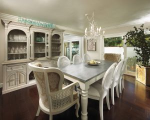 White Dining Table With Distressed Grey Top White Round inside dimensions 1800 X 1440