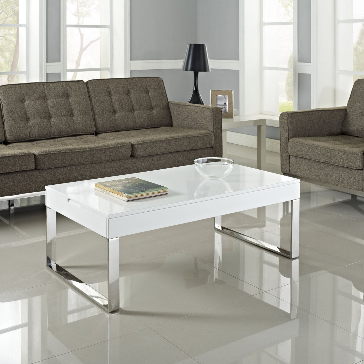 White Gloss Lift Coffee Table All Furniture Usa pertaining to proportions 1500 X 1500