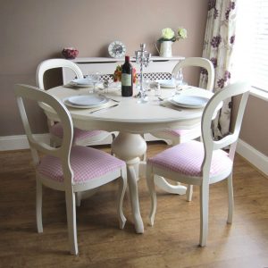 White Round Kitchen Table And Four Chairs With Cabinet And in size 1024 X 1024