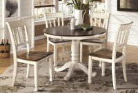 Whitesburg Round Dining Room Table 4 Side Chairs for dimensions 1000 X 800