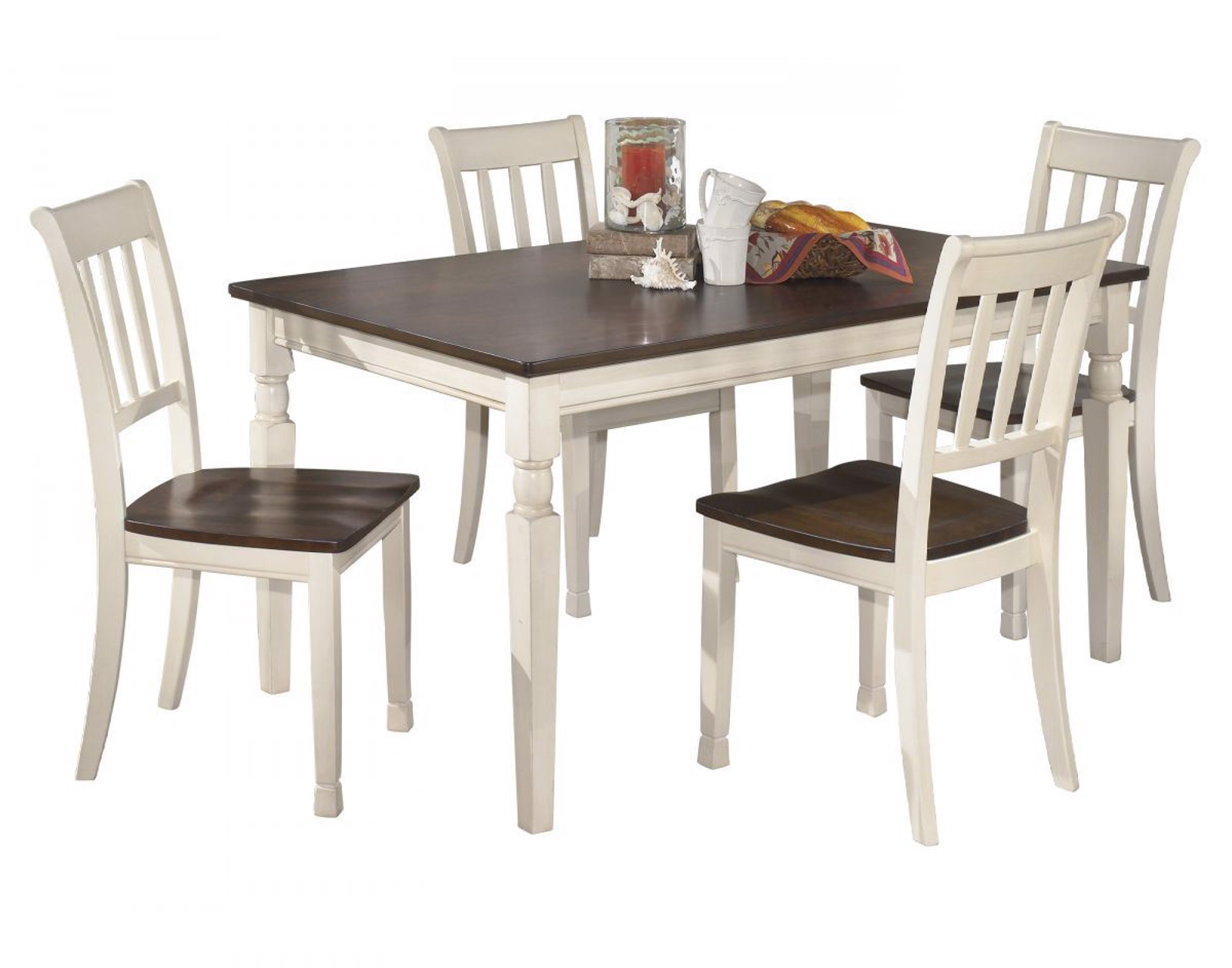 Whitesburg Table 4 Chairs with regard to proportions 1600 X 1257