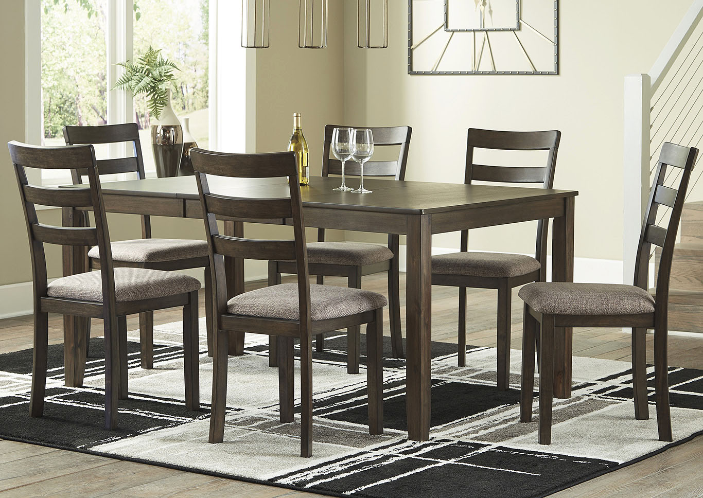Wine Country Furniture Drewing Dining Room Table W6 Side Chairs intended for sizing 1366 X 968