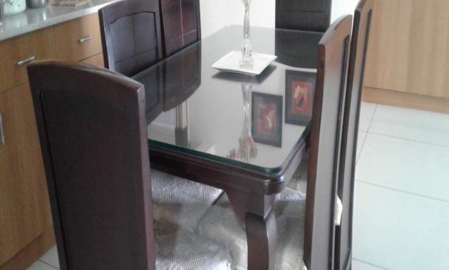 Wood Glass Dining Table throughout size 1000 X 1000