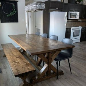 X Farmhouse Table Made To Order with sizing 960 X 960