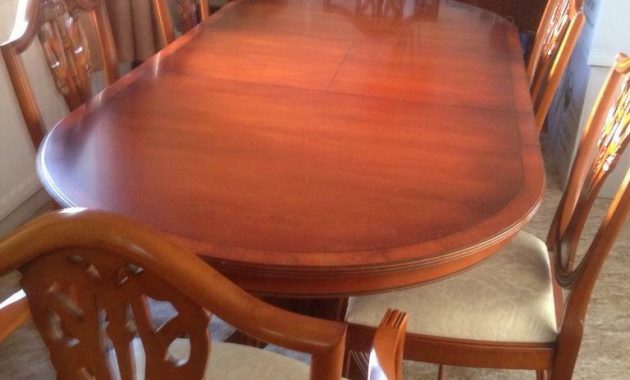 Yew Dining Table 6 Chairs Very Good Condition In Moseley West Midlands Gumtree in sizing 768 X 1024