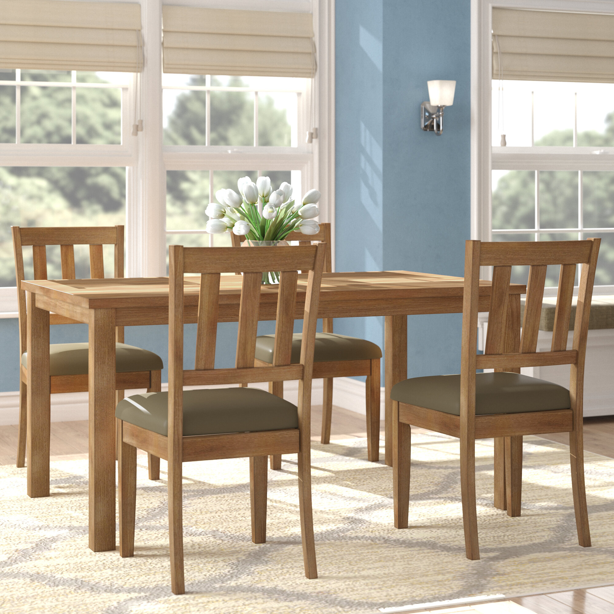 Zebulon 5 Piece Dining Set for dimensions 2000 X 2000